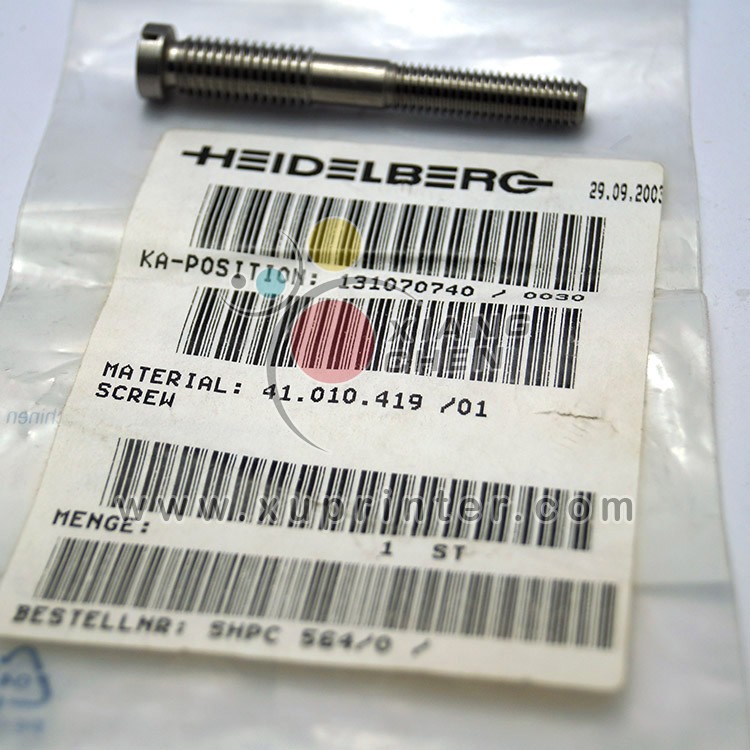Heidelberg Screw 41.010.419, Heidelberg Offset Spare Parts