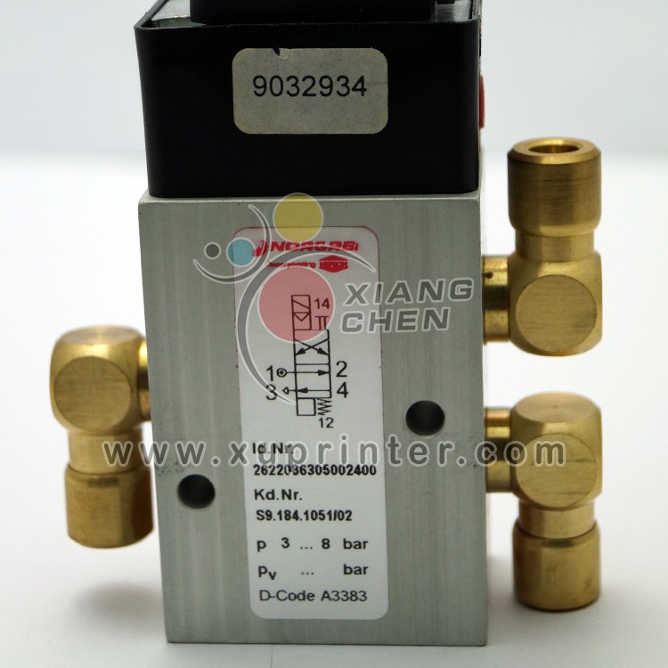 Heidelberg 4/2-way Valve, 61.184.1051, Heidelberg Offset Press Parts