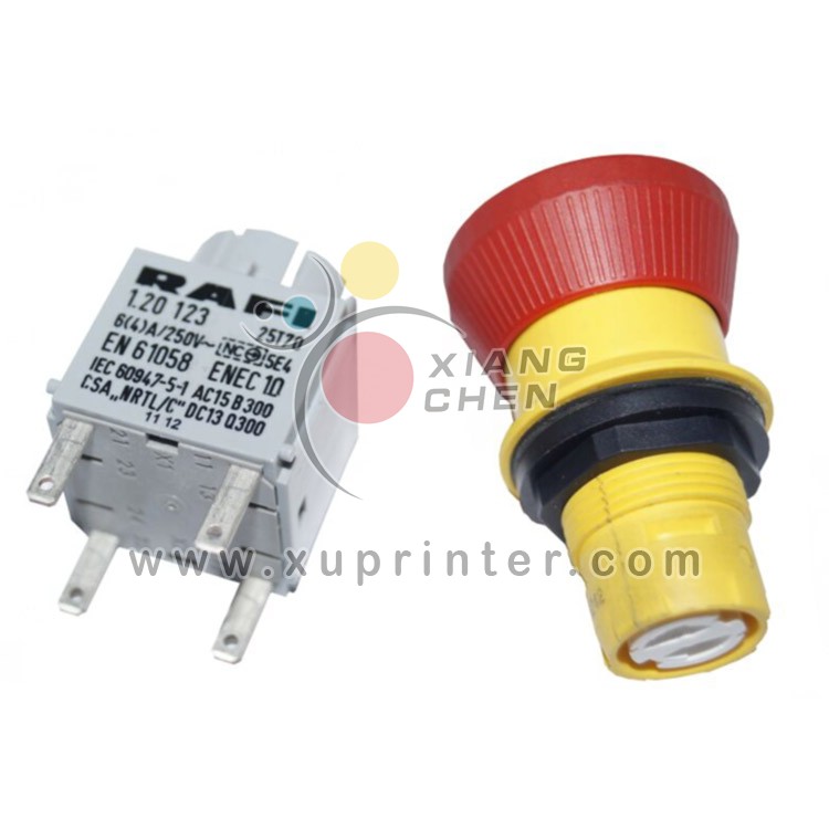 Heidelberg Emergency Stop Switch RAFI Taster+ Schalter, A1.144.9134, Heidelberg Press Parts