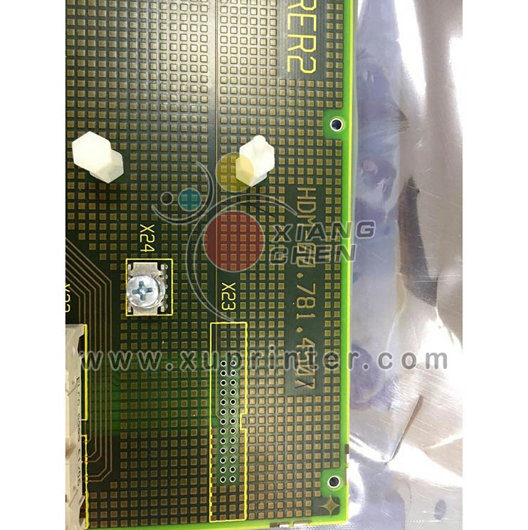 Heidelberg Backplane RER2 teilbest, 00.781.4507, Heidelberg Circuit Board, Heidelberg Offset Spare Parts