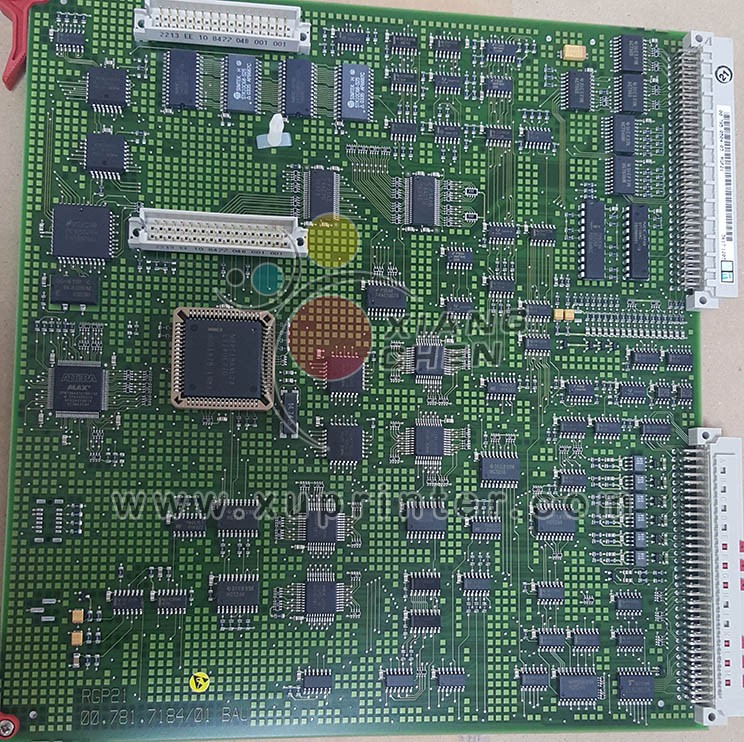 Heidelberg Flat module RGP21, 00.785.0504, Heidelberg Circuit Board, Heidelberg Machinery Parts