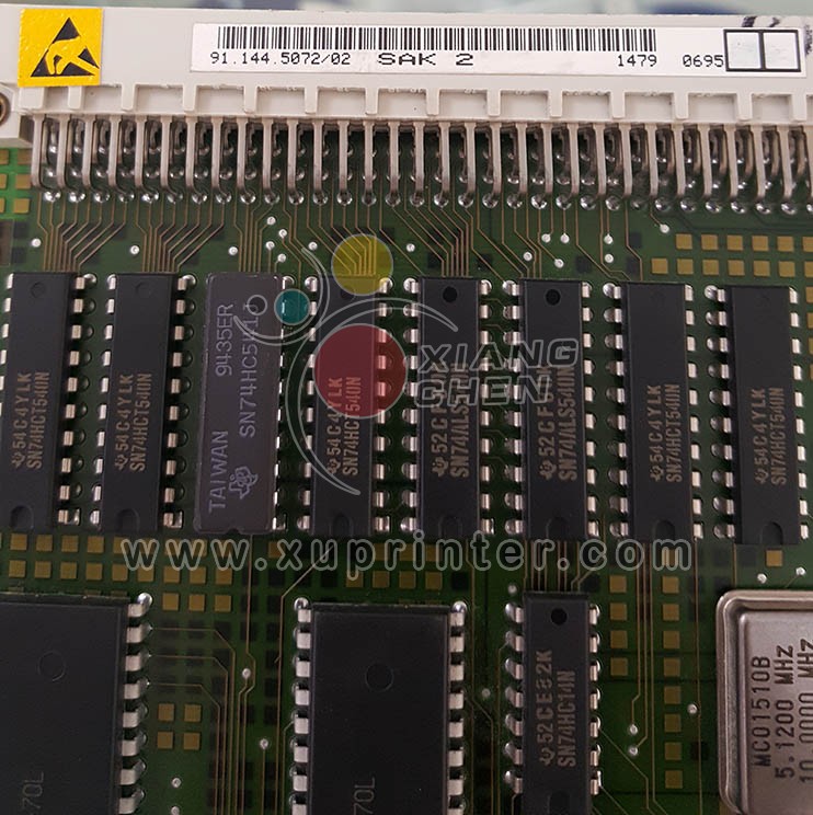 Heidelberg Memory Analog Board SAK2, 91.144.5072, Heidelberg Circuit Board, Heidelberg Press Parts