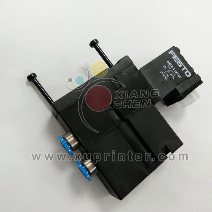 Heidelberg Solenoid 4-2 Way Valve - 4mm Push Fits, M2.184.1111, Heidelberg Offset Press Parts