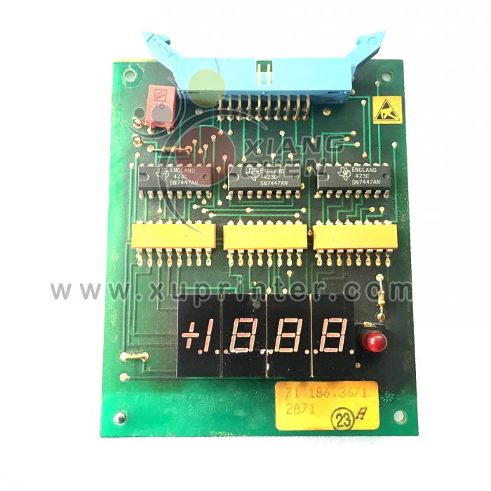 Heidelberg Display 1/10.8 71.186.3671 for Heidelberg Offset Spare Parts