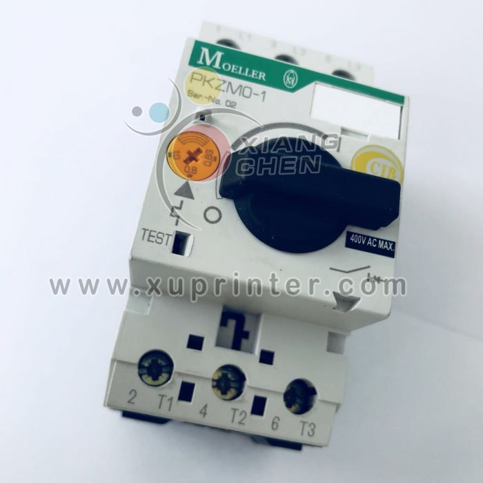 Магнитный контактор Heidelberg, Автоматический выключатель двигателя PKZM0-1,0 +nhI-E-10, 91.144.3941, Детали смещенного оборудования Heidelberg