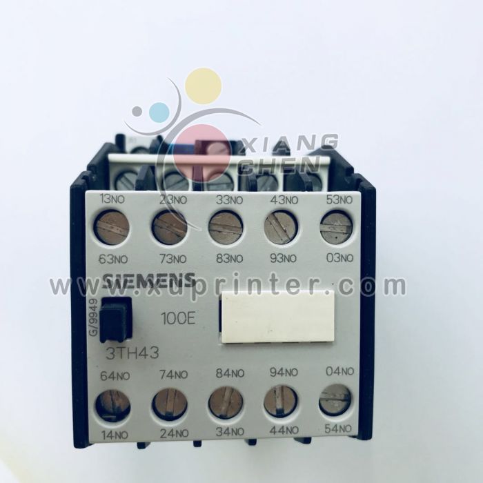 Вспомогательный контактор Heidelberg Siemens, 3TH 4310-OAM 0 220 В, 00.780.3966, Детали смещенного оборудования Heidelberg