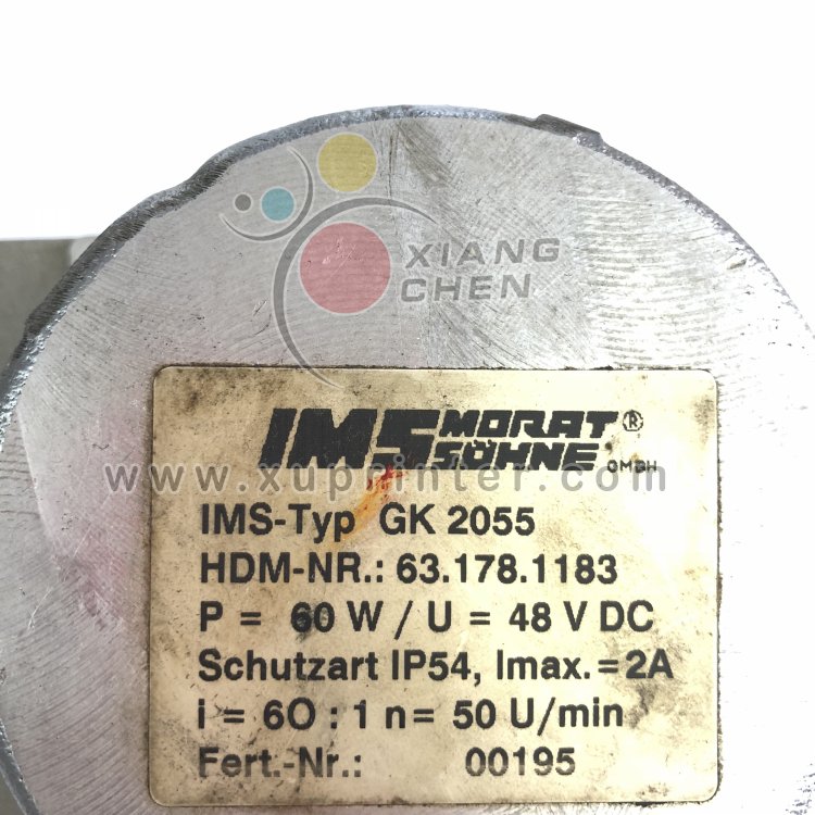 63.178.1183 Heidelberg Dampening Ductor Motor for Heidelberg Offset Spare Parts