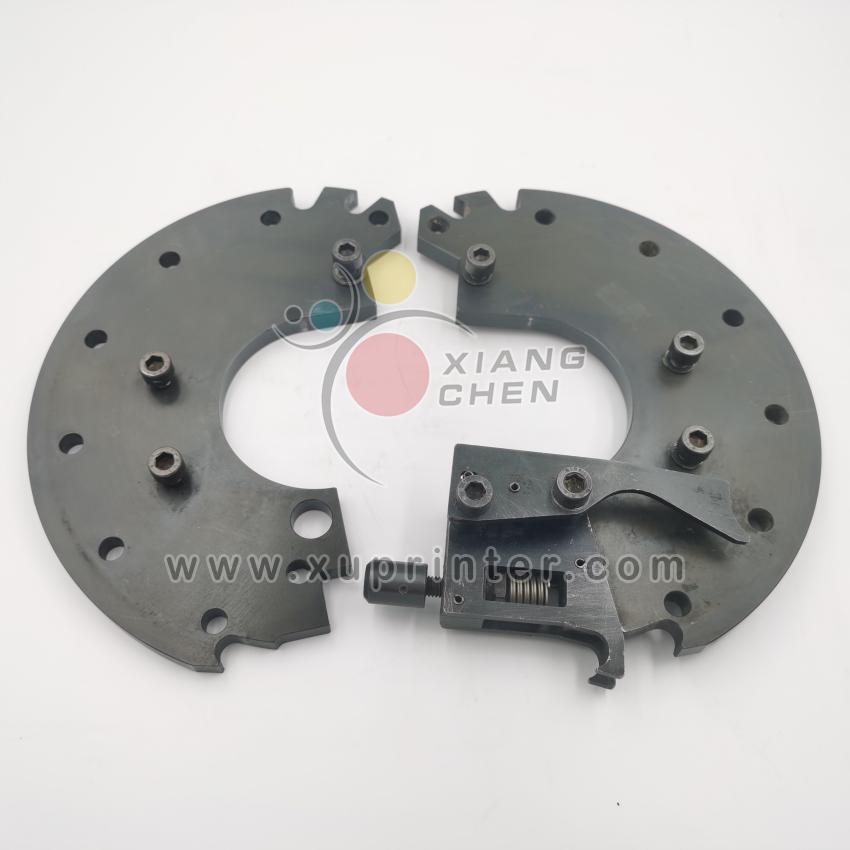 1 Pair Heidelberg SM52 G2.014.418 Segment  G2.014.416F Hook OS Machine Receiving Paper Cage Cloth Support