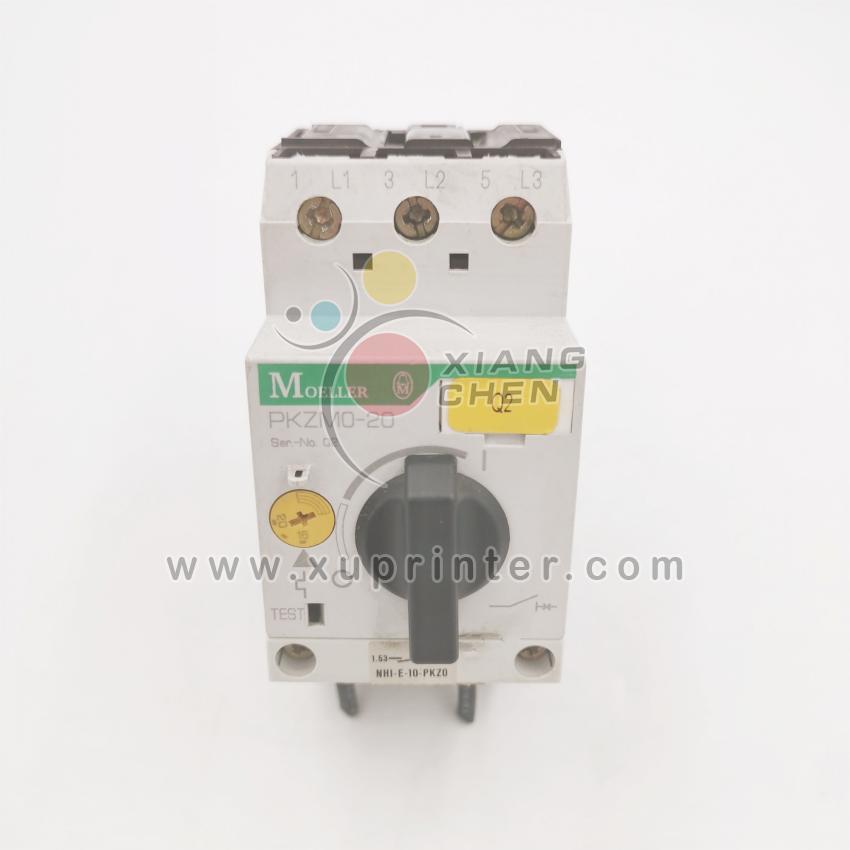 Used MOELLER Motor Protective Starter PKZM0-20 Q2 Rotary Knob Printing Machine