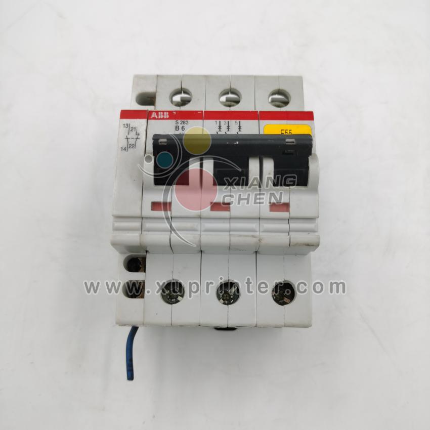 Used ABB Circuit Breaker S283 B6 VDE0660T.200 (IEC947-5-1) 6kv Printing Machine Quality Assurance