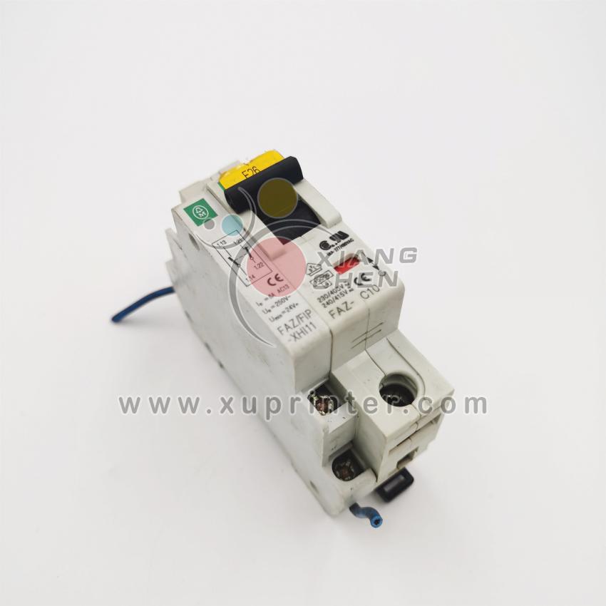 Used MOELLER Muller FAZ/FIP-XHI11 F26 5KA-277/480VAC Breaker Heidelberg Offset Machiner Parts