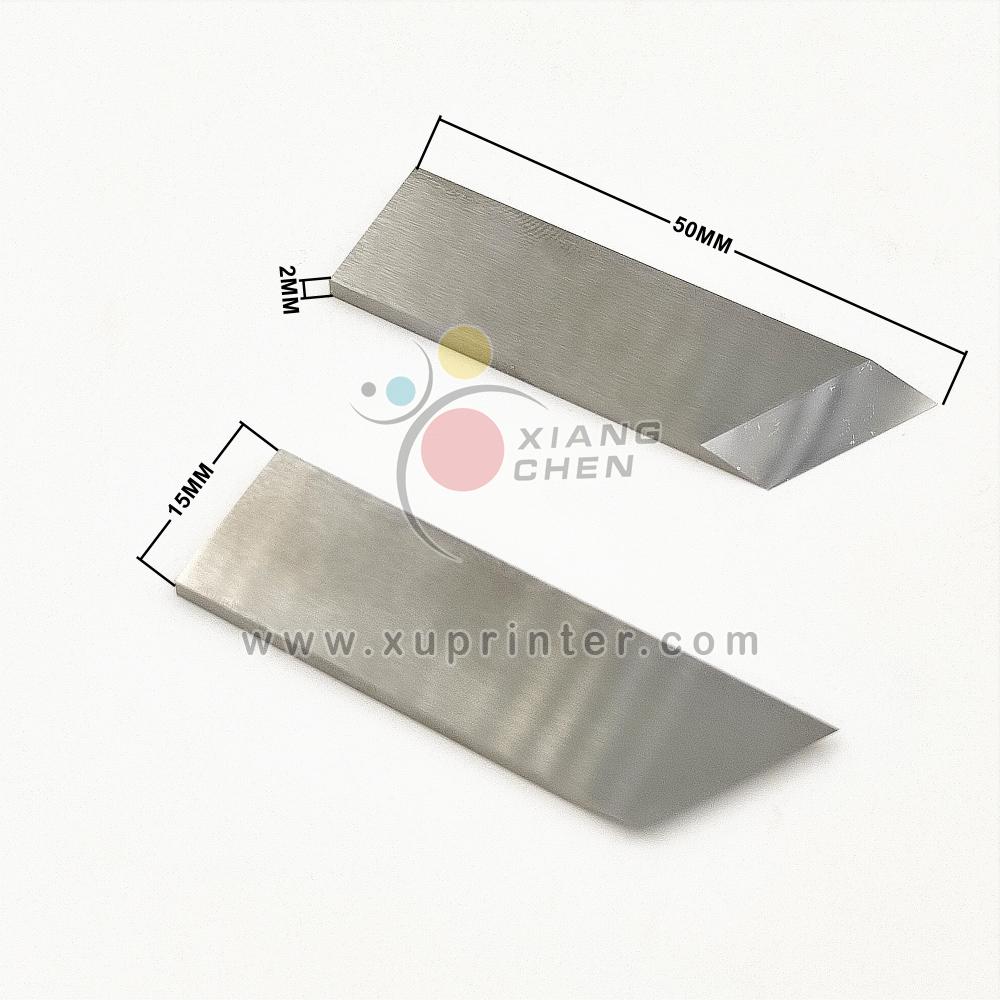 Grooving Machine New Blade 50*15*2 Knife Fixed Cutter Blade Slootting Machine Blade Knife Blade Pin On Paper Cutting Knives