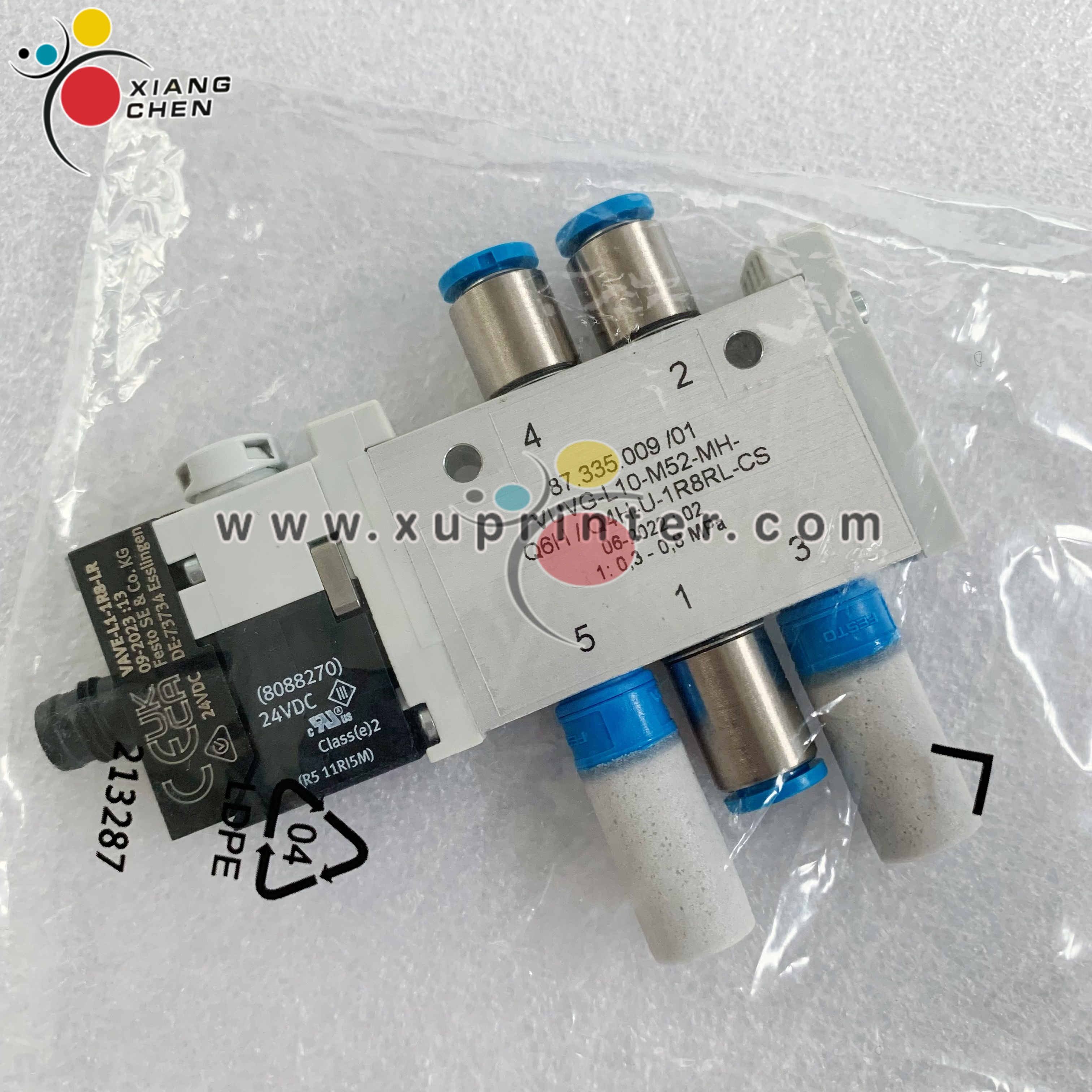 Original 87.335.009 Solenoid Valve 87.335.009 /01 VUVG-L10-M52-MH-Q6H/Q4H-U-1R8RL-CS For Heidelberg Offset Printing Parts