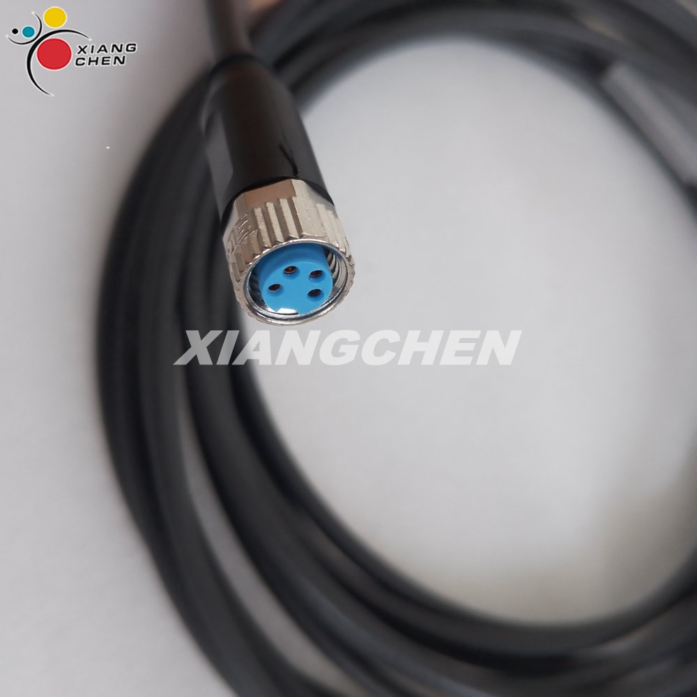 Original YF8U14-050UA3XLEAX CABLE AND CONNECTOR, M8, 4 POLE, FEMALE, STRAIGHT, 5M PUR HALOGEN FREE UNSHIELDED