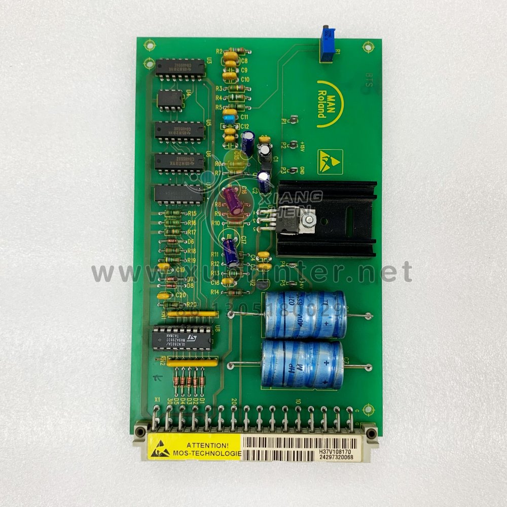 Original H37V108170 PC Board PLC / Add-on Board For Man Roland Offset Press Parts