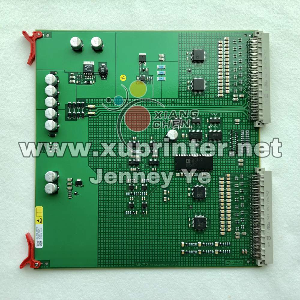 00.782.0699 Mwe2 Circuit Board for Heidelberg Sm74 Ink Fountain Position Signal Processing Printing Machine
