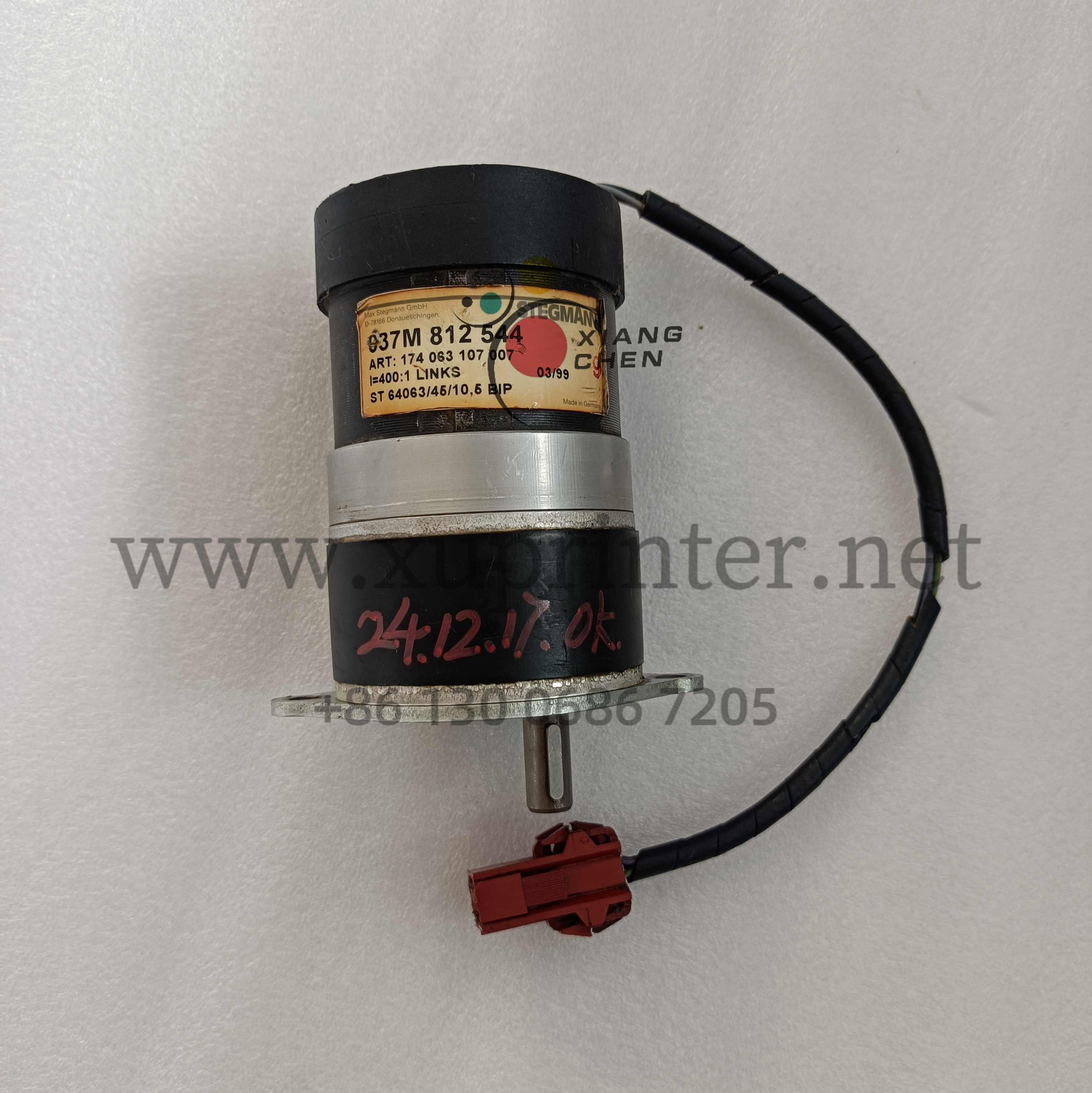 Original Motor 037M812544 For Roland Offset Printing Parts  037M 812 544