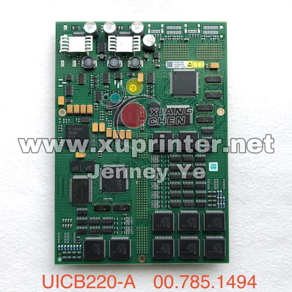 00.785.1494 Uicb220-a Flat Module Circuit Board for Heidelberg Offset Printing Machine Parts