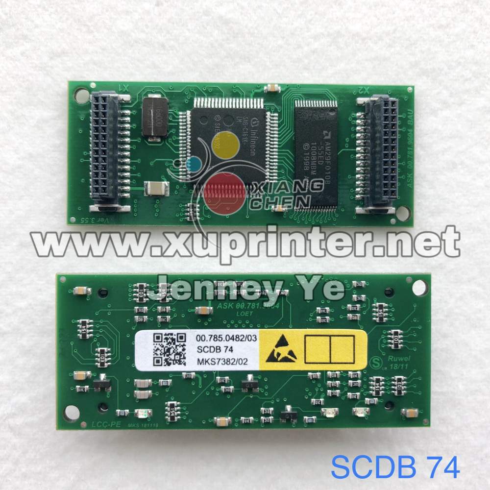 00.785.0482 Module Scdb74 Small Circuit Board for Heidelberg Offset Printing