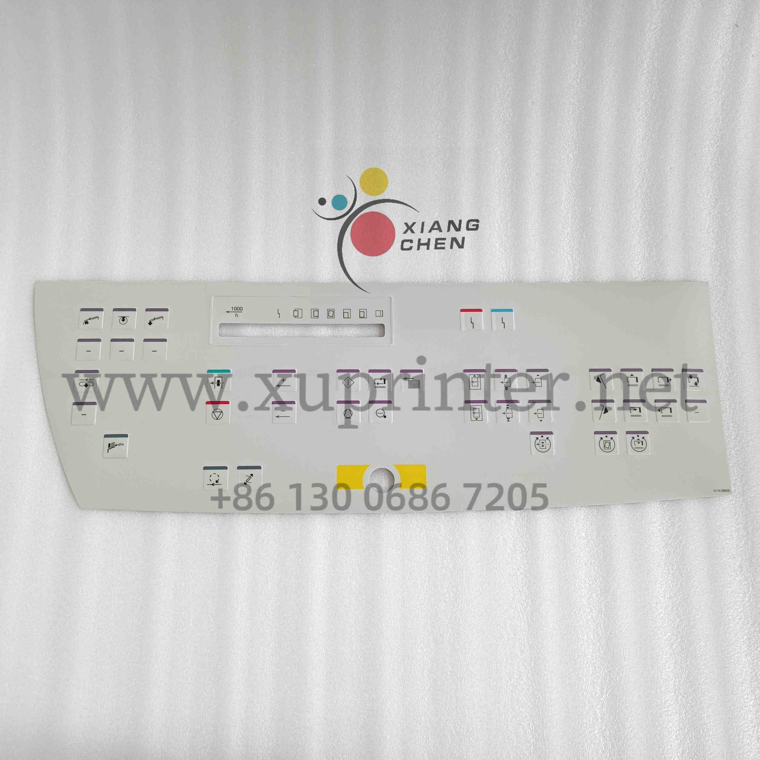 High Quality Control Table Panel Film 10.114.3899 for Offset Printing Parts