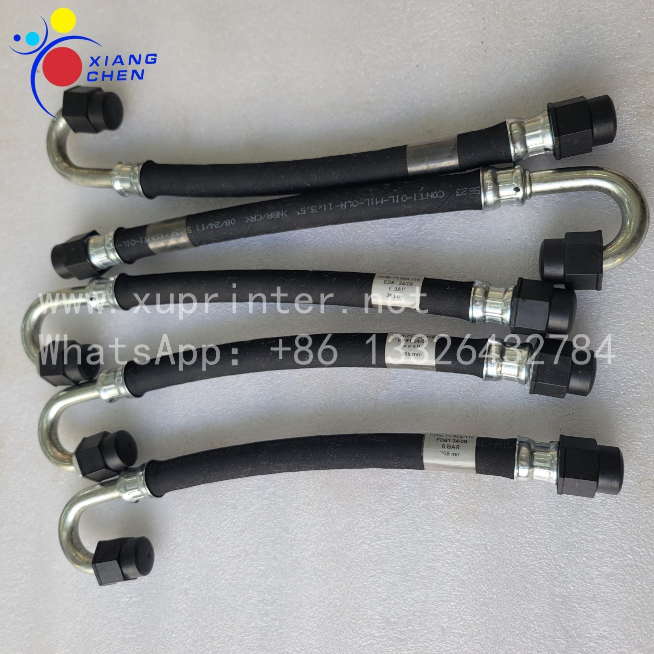 Original New Hose 71.009.116 for Heidelberg SM102 SX102 Inking Unit Temperature Control Offset Printers