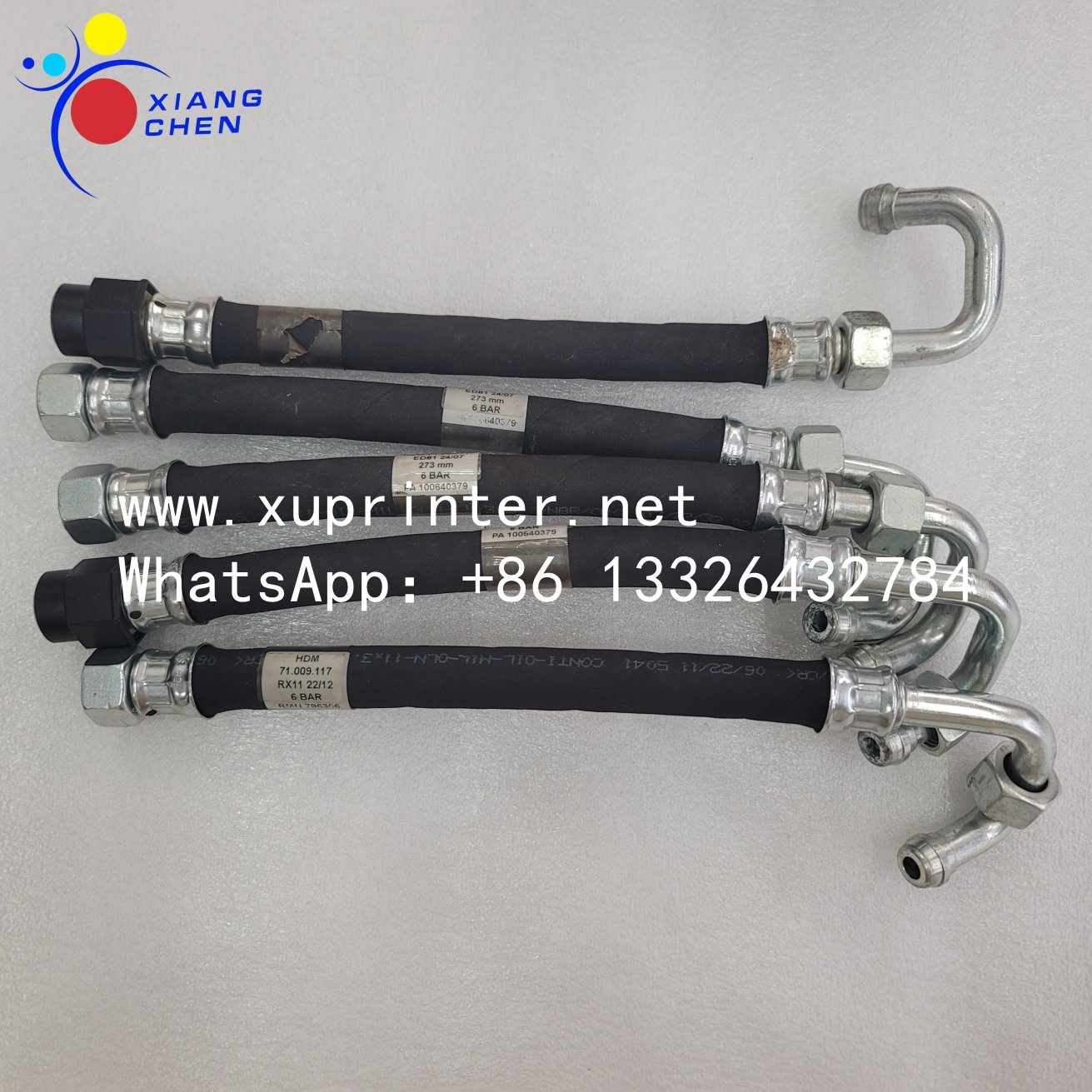 Original New 71.009.117 Hose Cpl for Heidelberg SX102 SM102 CX102 CD102 Inking Unit Temperature Control Spare Parts