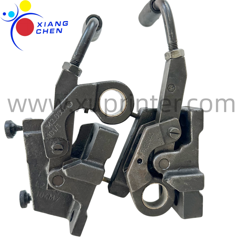 ER original used Ink Roller Swing Arm Assembly L2.008.104 with M2.008.101 M2.008.102 M2.008.107 and 00.580.4082 Adjustment Knob