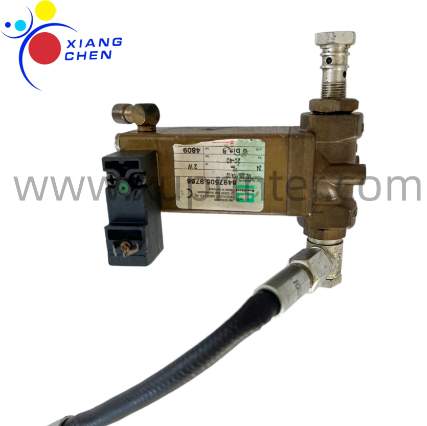 ER original uesd Buschjost Solenoid Valve 8497505.9768/M2.335.104 for Heidelberg Offset Printing Machine Pneumatic Valve